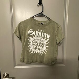 Sublime Crop Top tee Size S